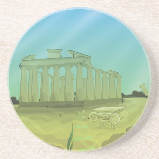 Atlantas Getränkeuntersetzer (Vorne)