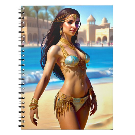 Atlantean Dancer Notebook Notizblock (Vorderseite)