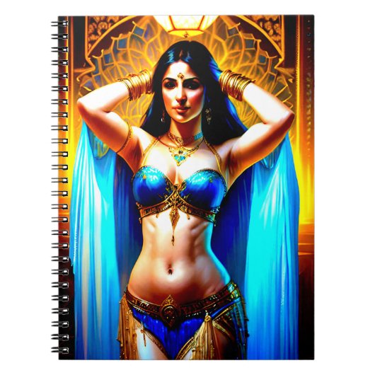 Atlantean Dancer Notebook Notizblock (Vorderseite)