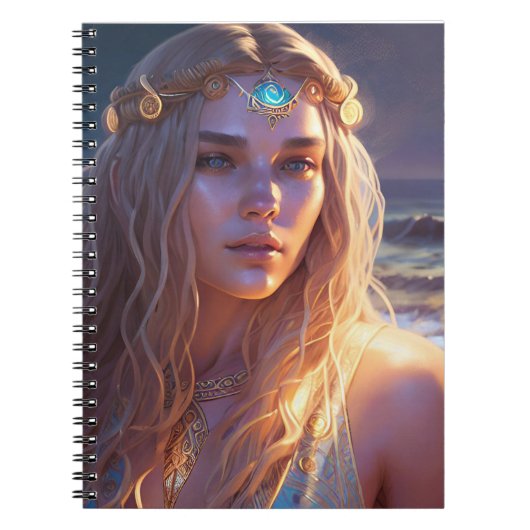 Atlantean Priestess-Notebook Notizblock (Vorderseite)