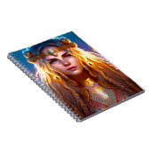 Atlantean Priestess-Notebook Notizblock (Rechte Seite)