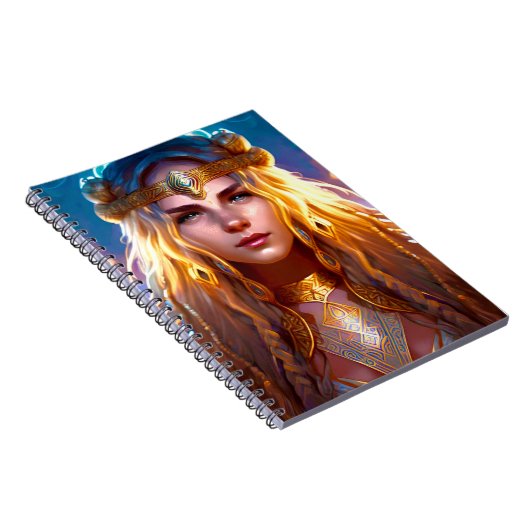 Atlantean Priestess-Notebook Notizblock (Rechte Seite)