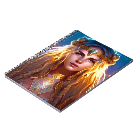 Atlantean Priestess-Notebook Notizblock (Linke Seite)