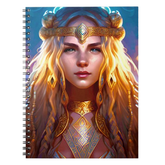 Atlantean Priestess-Notebook Notizblock (Vorderseite)