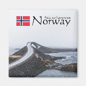 Atlanterhavsveien Souvenir Magnet (Vorne)