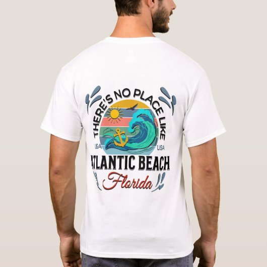 Atlantic Beach, Florida T-Shirt (Rückseite)