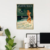 Atlantic Beach North Carolina Marilyn Monroe Poster (Heimbüro)