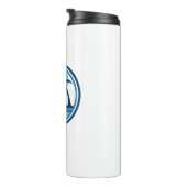 Atlantic Beach North Carolina Palm Tree Birds Thermosbecher (Nach rechts gedreht)