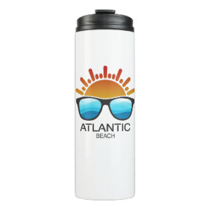 Atlantic Beach North Carolina Sonnenbrille Thermosbecher