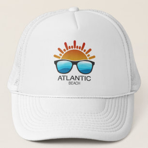 Atlantic Beach North Carolina Sonnenbrillen Truckerkappe
