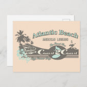 Atlantic Beach Travel North Carolina Postcard Postkarte (Vorne/Hinten)