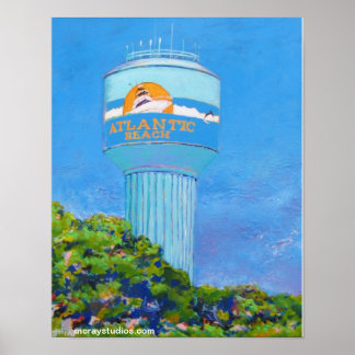 Atlantic Beach (watertower) Poster
