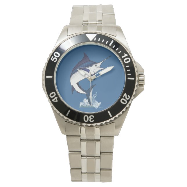 Atlantic Blue Marlin Armbanduhr (Vorderseite)