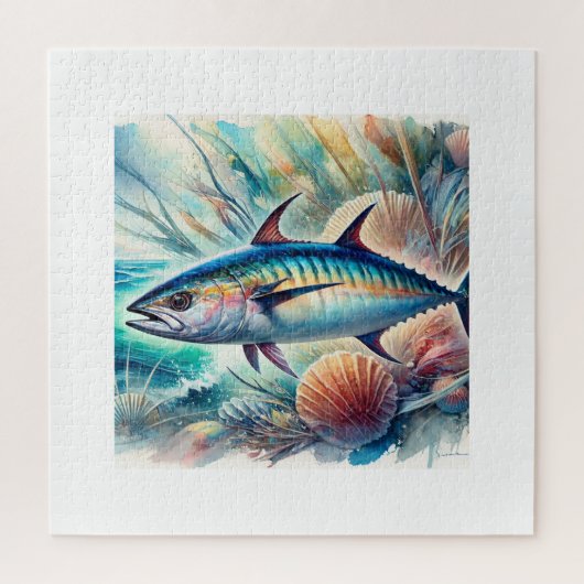Atlantic Bonito 190624AREF122 - Watercolor Puzzle (Vertikal)