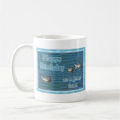 Atlantic Brant Geese Boss Birthday Kaffeetasse (Links)