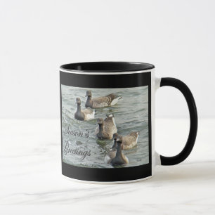 Atlantic Brant Geese Season's Greetings Series Tasse