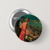 Atlantic City ~ All Year Resort Button (Vorne & Hinten)