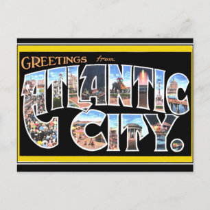 Atlantic City alte Postkarte