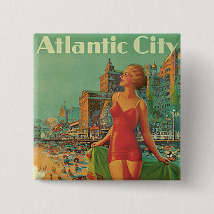 Atlantic City - America's All Year Resort Button