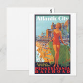 Atlantic City America's All Year Resort Postkarte (Vorne/Hinten)