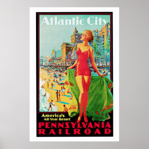 Atlantic City ~Amerikas Ganzjahres-Resort Poster