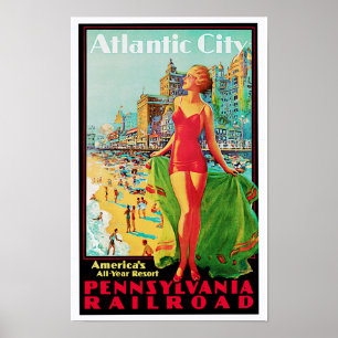 Atlantic City - Amerikas ganzjähriger Spielplatz Poster