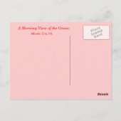 Atlantic City at Dusk Postkarte (Rückseite)