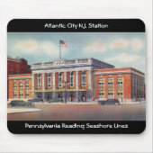 Atlantic City Bahnstation PRSL 1936 Mousepad (Vorne)