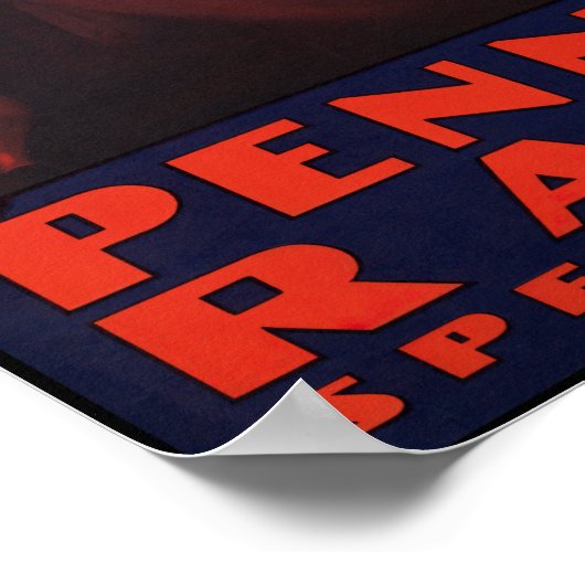 Atlantic City Balcony View 1935 Poster (Ecke)