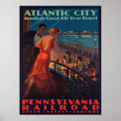 Atlantic City Balcony View 1935 Poster (Vorne)