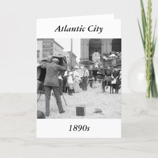 Atlantic City Beach, 1890 Karte