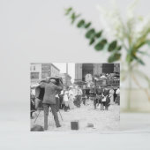 Atlantic City Beach, 1890 Postkarte (Stehend Vorderseite)