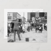 Atlantic City Beach, 1890 Postkarte (Vorne/Hinten)