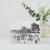 Atlantic City Beach & Boardwalk, 1910 Postkarte (Stehend Vorderseite)