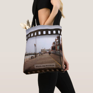 Atlantic City Beach Boardwalk auf Film Tasche