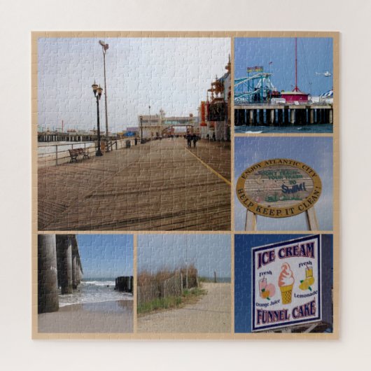 Atlantic City Beach Puzzle (Vertikal)