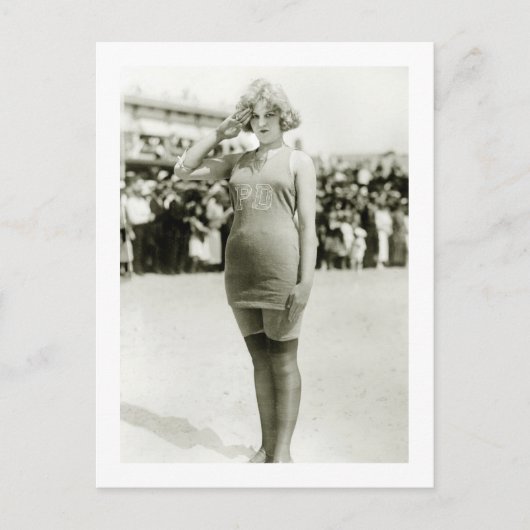 Atlantic City Beauty, Anfang des 20. Jahrhunderts Postkarte (Vorderseite)