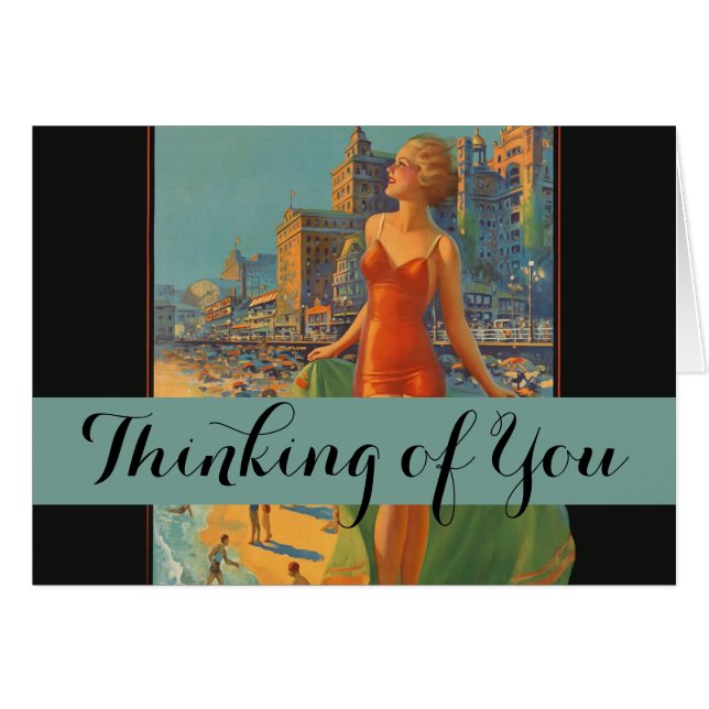 Atlantic City Beauty Vintages Kunstwerk (Vorderseite (Horizontal))