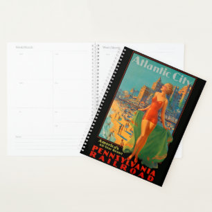 Atlantic City Beauty Vintages Kunstwerk Planer