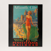 Atlantic City Beauty Vintages Kunstwerk Puzzle (Vertikal)