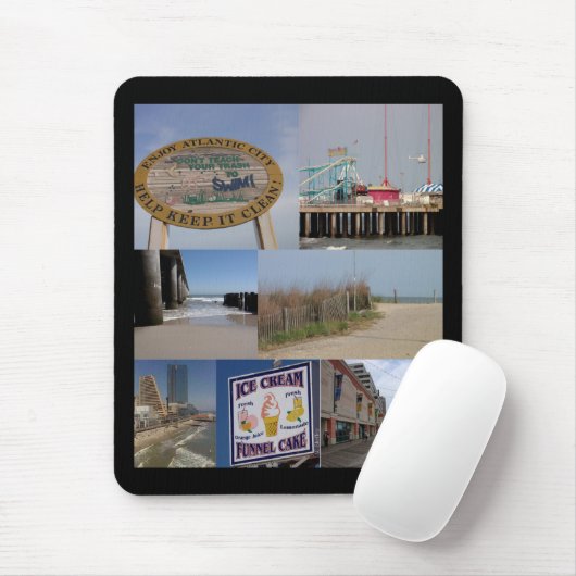Atlantic City Boardwalk Mousepad (Mit Mouse)