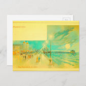 Atlantic City Boardwalk Postkarte (Vorne/Hinten)