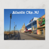 Atlantic City Boardwalk Postkarte (Vorderseite)