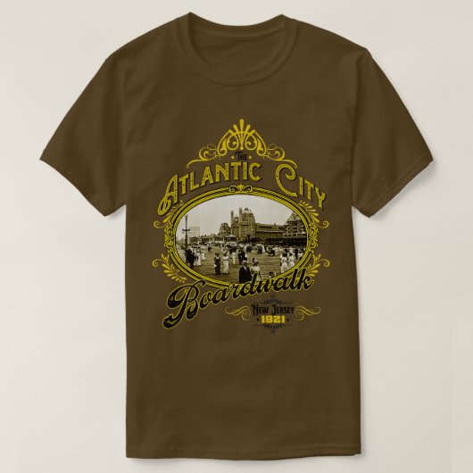 Atlantic City Boardwalk T-Shirt (Design vorne)