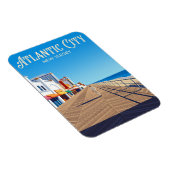Atlantic City Boardwalk USA Magnet (Rechte Seite)