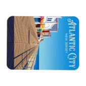 Atlantic City Boardwalk USA Magnet (Horizontal)
