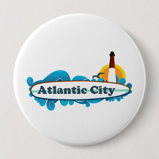 Atlantic City. Button (Vorderseite)