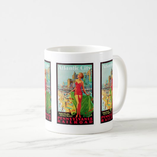 Atlantic City Coffee Tasse (VorderseiteRechts)