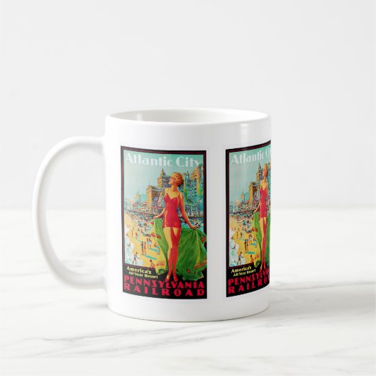 Atlantic City Coffee Tasse (Links)