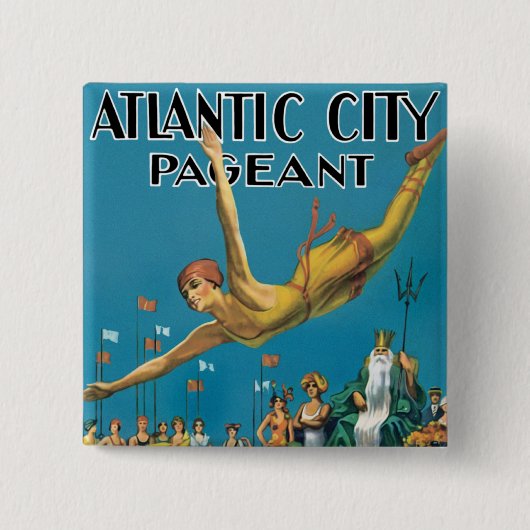 Atlantic City Festzug Button (Vorderseite)